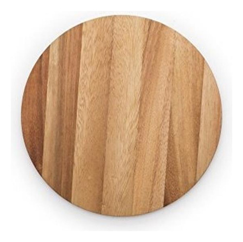 Tabla De Servir Circular Multiusos Ironwood Gourmet, Madera 