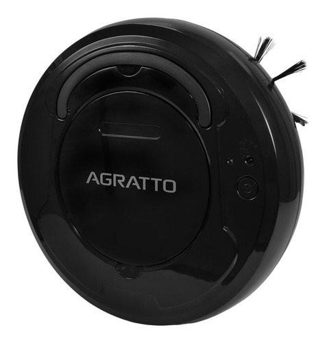 Aspirador De Pó Robô Praticci Aar01i-04 Preto Usb 3w 3.7v Agratto