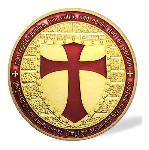 Moneda Templarios Coin, Medalla Oro