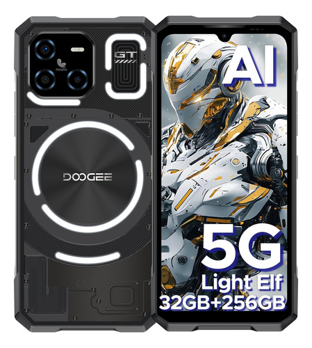 Doogee Blade Gt 5g Celular Rugged Phone Cámara Ai Celular 6.72 Pulgadas 32gb Ram + 256gb Rom Led Light Effect Nfc/face Id/fingerprint/wifi6