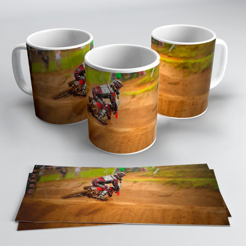 Taza Ceramica Sublimada Motocross #533