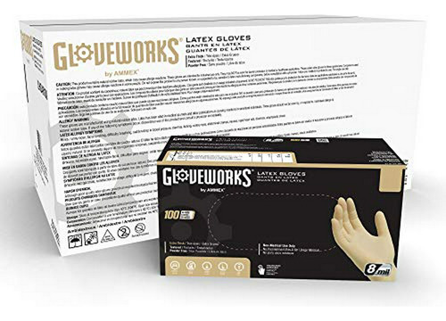 Gloveworks Hd Guantes Desechables De Látex De Grado Industri