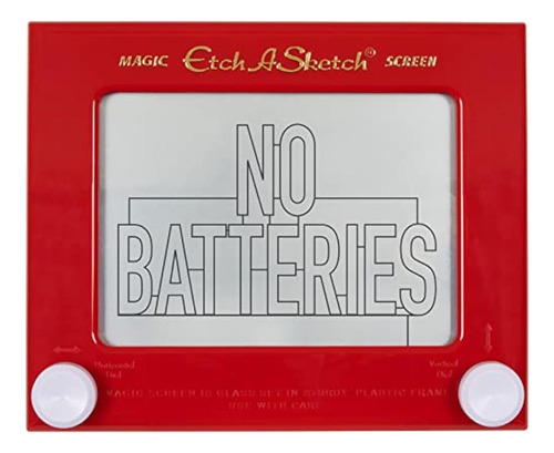 Etch A Sketch, Clásico Juguete Rojo De Dibujos Animados Con