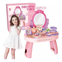 Comprar 30pz De Maquillaje Niña Salon De Belleza Tocador Juguete,perfecto Para Regalo De Cumpleaños Para Niñas,tocador De Juguete Para Niña Regalo Navidad Cumpleaños Fiesta Para Niños Niñas 8-13 Años