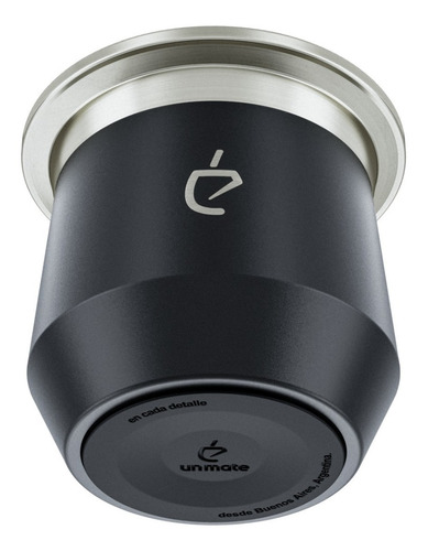 Imagen 6 de 9 de Set Mate Acero Importado Un Mate + Termo Coleman 1.2lt Negro