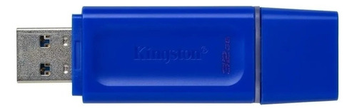 Pendrive Usb Exodia Kingston 32gb 3.2 Datatravel Azul 