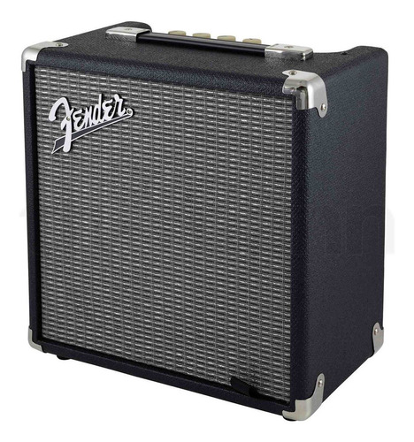 Amplificador Fender Rumble Series 15 Transistor para bajo de 15W color negro/plata 220V
