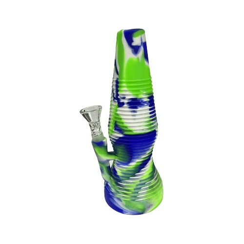 Bong De Silicona 19,5cm Con Quemador / Growlandchile