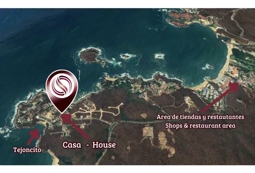 Villa Vista Al Mar Semi-construida En Residencial Conejos, Venta Huatulco