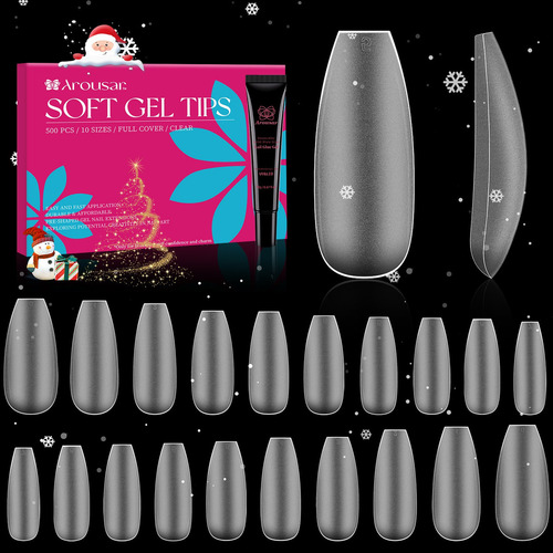500pzs Uñas Press On Postizas Adheribles Uñas Decoradas Color Jp04 Liso