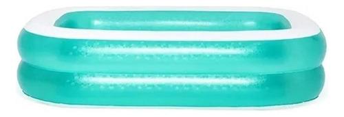 Alberca Inflable Rectangular 450 L Para 3 Niños 201 X 150 Cm