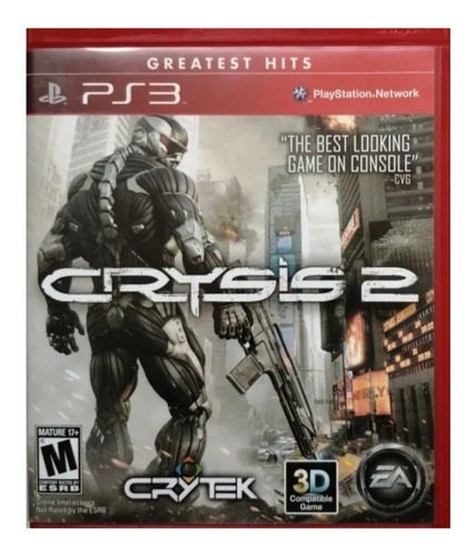 Crysis 2, Ps3, C/ Book Y Disco Impecable!!!