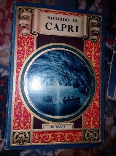 Libro Antiguo Coleccionable Ricordo Di Capri 32 Vedute