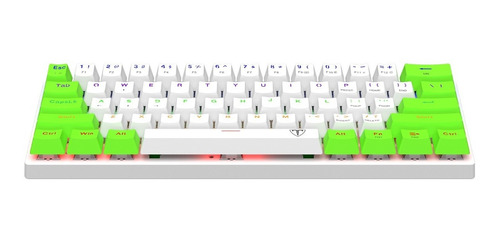 Imagen 5 de 7 de Teclado T-dagger T-tgk321-gw-br Arena White/green Sw Brown *