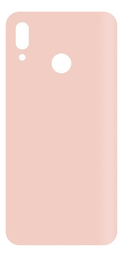 Tapa Vidrio Trasera Compatible Huawei P20 Lite C/logo Rosa