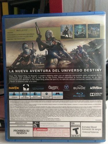 Destiny Ps4 (Usado)
