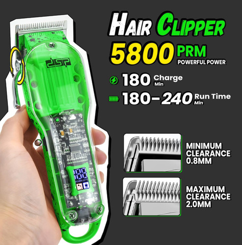 Dsp Cortadora De Pelo Recortadora Kit De Afeitadora De Barba