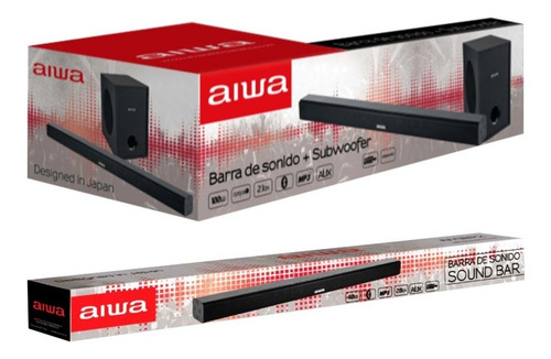 Imagen 3 de 9 de Parlante Para Tv Aiwa Con Sub Woofer Fm, Bluetooth, Aux