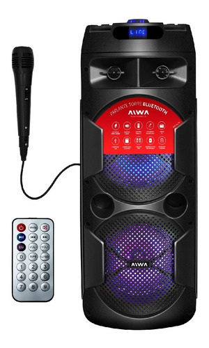 Imagen 1 de 5 de Parlante Portatil Bluetooth Aiwa Con Microfono Aw-t451d