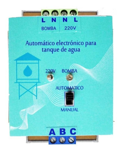 Automatico Tanque Agua  Para Riel Din 0.5 Hp