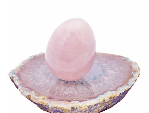 Huevo Yoni En Cuarzo Rosa - Yoni Egg - Terapéutico - Reiki