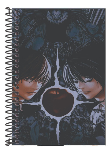 Caderno 1 Matéria 96 Folhas Anime Death Note A6
