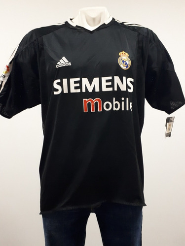 Jersey adidas Real Madrid 2004 2005 Visita Negra Galacticos