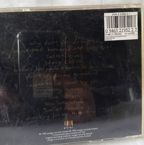 Sinead O Connor - Am I Not Your Girl? - (cd) Austria (Usado)