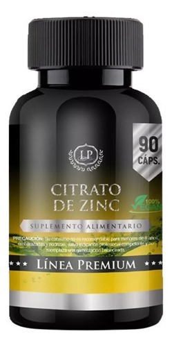 Citraté De Zinc Linea Premium 90 Ca - Unidad a $377