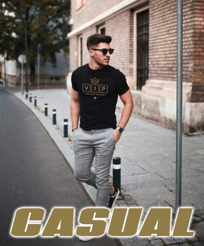 Playera Hombre Casual Deportiva Gym Calidad Moda M35 Sig