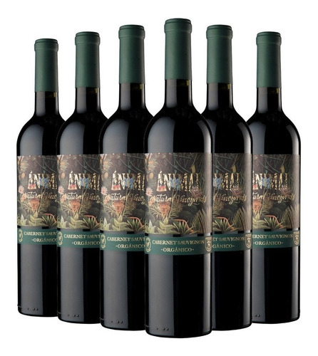 Vino Animal Cabernet Sauvignon Organico 750ml. Caja X6