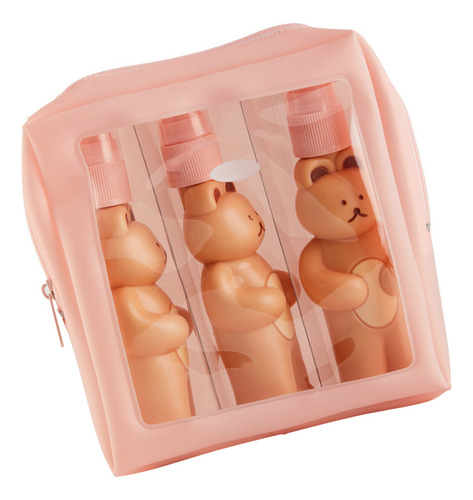 Kit De Botellas De Viaje Para Cosméticos De Tamaño Avión