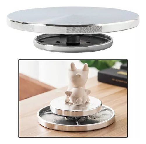 Rotary Base Giratória Para Modelagem 20 Cm Para Cerâmica