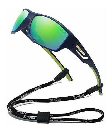 Bevi Polarized Sports Sunglasses Tr90 Marco Irrompible Para 