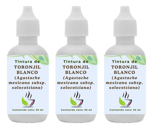 Pack 3 Té De Toronjil Blanco En Gotas 30 Ml