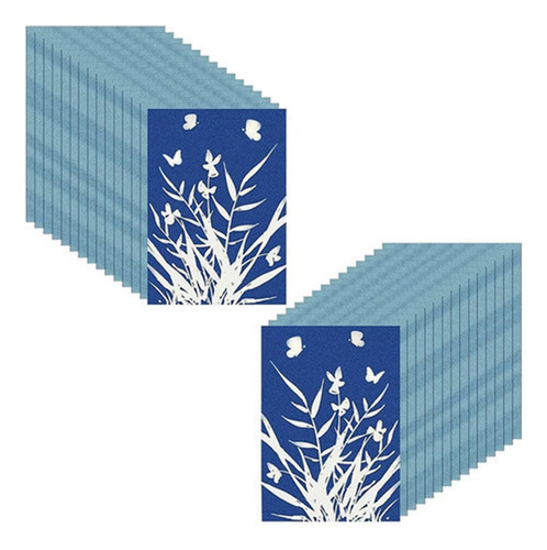 * Cyanotype Paper, Solar Printing Paper Kit A5 Of 3