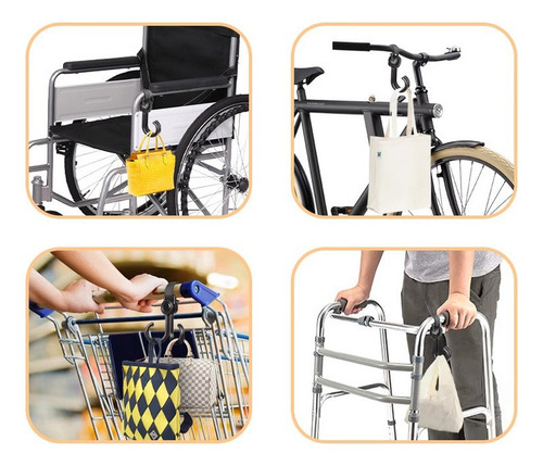 Pbf 5 Gancho Universal Para Bicicletas/motos/cochecitos