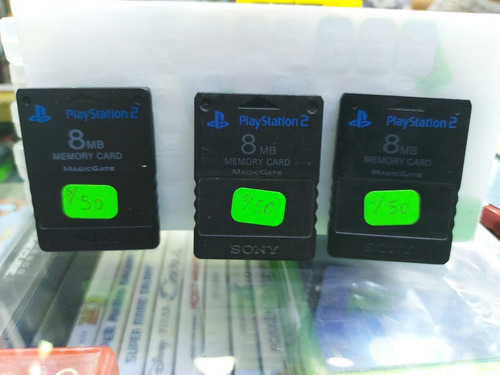 Memory Card Original Ps2 Play Station 2 (Reacondicionado)
