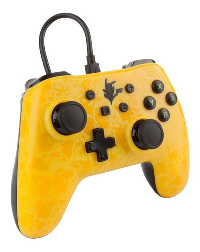 Imagen 2 de 2 de Control joystick ACCO Brands PowerA Wired Controller Nintendo Switch pikachu silhouette