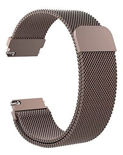 Malla Para Huami Amazfit Gts/vivoactive3/galaxy/ Marron Cafe