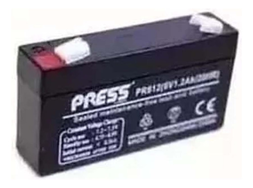 Bateria Gel 6v 1.2a Press Pr612 (6v1.2ah/20hr)