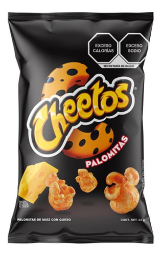 Sabritas Cheetos Palomitas 12 Piezas De 24 Gramos C/u