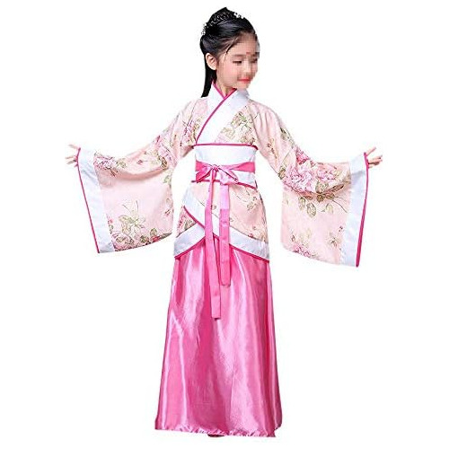 Vestido Hanfu Chino Tradicional Antiguo Niñas Vestido ...