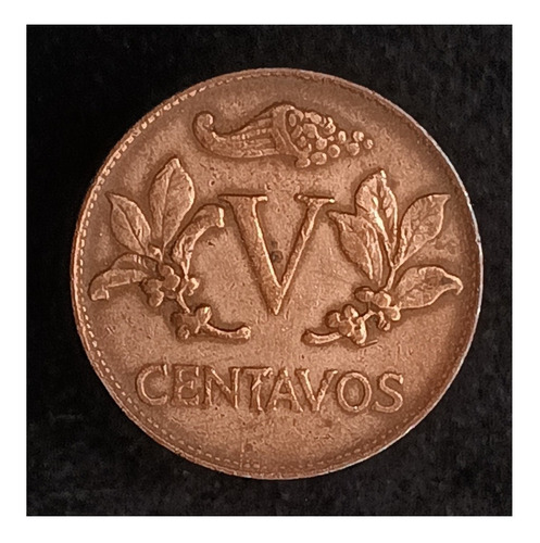 Colombia 5 Centavos 1969 Mb Km 206a
