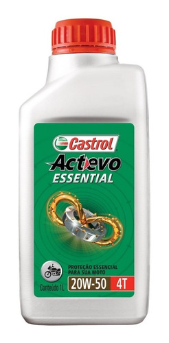 Óleo Castrol 20w50 Actevo Essential Mineral 4t Litro
