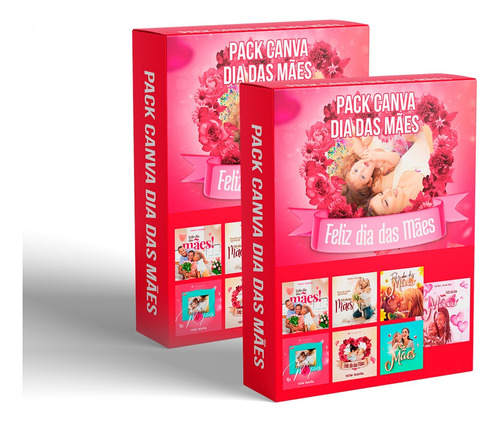 Pack Premium Canva Dia Das Mães Editável -