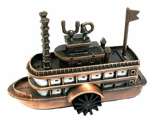 Sacapunta - Paddle Wheel Riverboat Die Cast Metal Collectibl