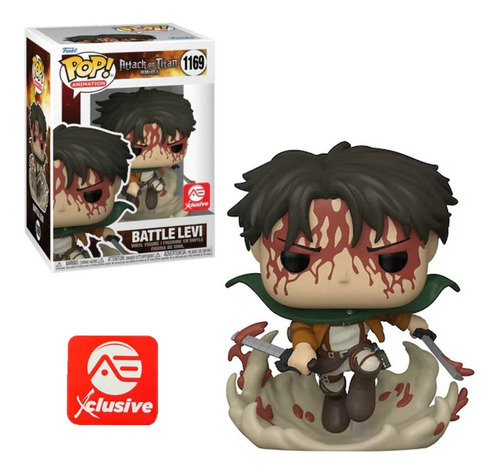 Pop Funko 1169 Battle Levi Attack On Titan Exclusive