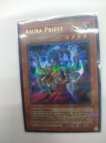 Asura Priest Ultra Raro Hobby League Yugioh
