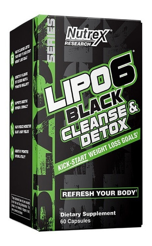 Lipo 6 Black Cleanse & Detox Nutrex Research 60 Capsulas L